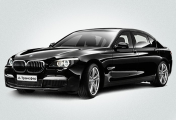 Замовлення авто BMW 7 series чорний на весілля у Львові