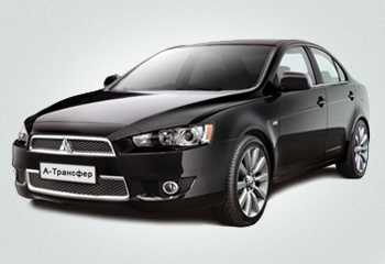 Замовлення авто Mitsubishi Lancer чорний на весілля у Львові