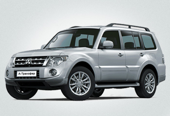 Прокат авто Mitsubishi Pajero срібний на весілля у Львові